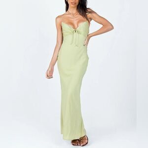 princess polly zamora maxi dress Princess Polly - Zamora Satin Midi Dress by Princess Polly